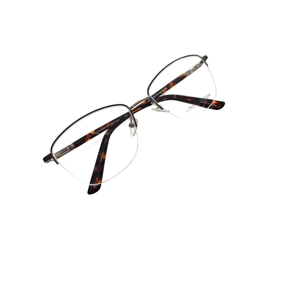 NEW Cote D'Azur CDA-293 half rim eyeglasses